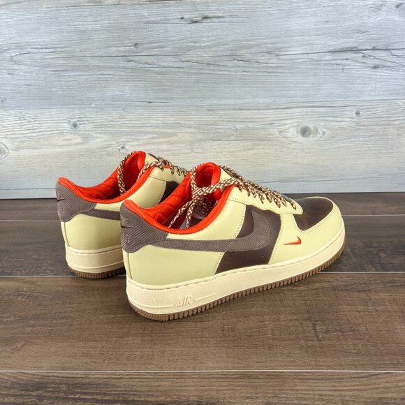 Nike Air Force 1 07 Mens Size 12 Light British Tan Cacao Wow Sesame HQ3447 222 - Picture 9 of 10